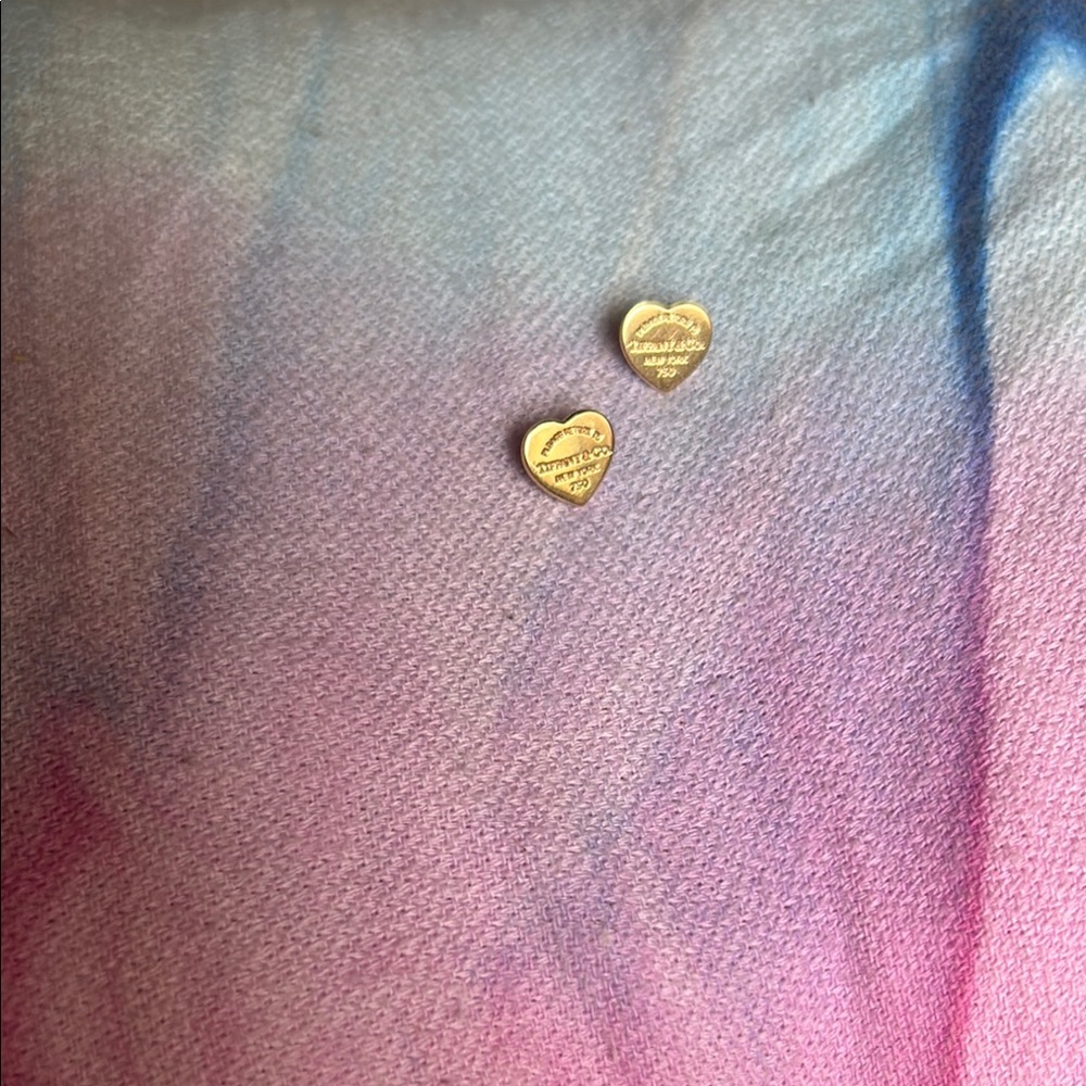 Gold Heart Earrings